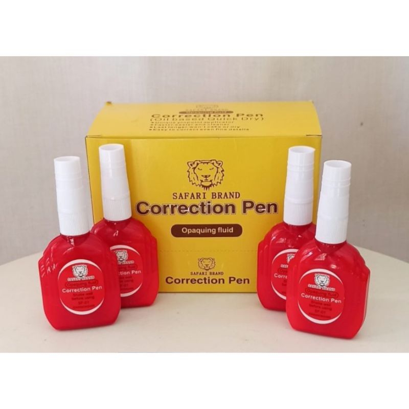 Type X Safari Brand / ปากกาที่ถูกต้อง / น้ํายา Type X