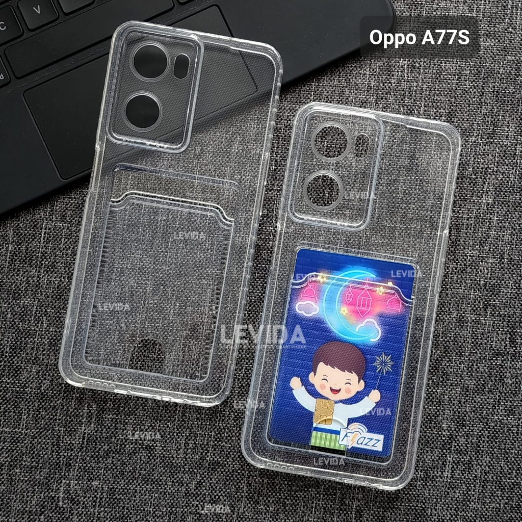Oppo A5S A7 Oppo A12 A11K Clear Wallet Card Case Bening / Card Case Clear Card Slot Oppo A57 4G Oppo