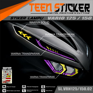 Vario 125 150 สติกเกอร์ TN Free Sticker.02 สําหรับติดตกแต่งรถจักรยานยนต์