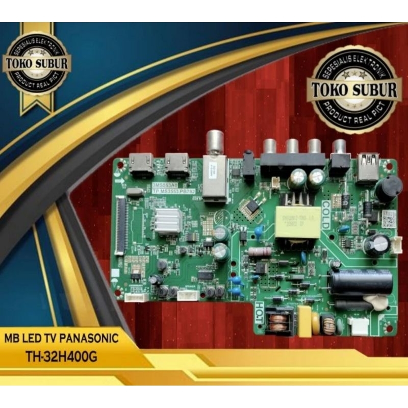 Mb บอร์ดหลักต้นฉบับ led tv Panasonic TH-32H400G TH32H400G ซ็อกเก็ตขนาดใหญ่