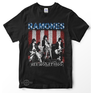 เสื้อยืด ลาย RAMONES WE WANT THE AIRWAVES kaos band rock n roll สไตล์วินเทจ