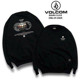 Volcom รองเท้าผ้าใบลําลอง สําหรับผู้ชาย สีดํา เหมือน ORI