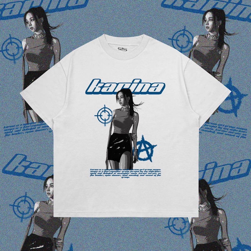 KARINA AESPA - เสื้อยืดโอเวอร์ไซส์
