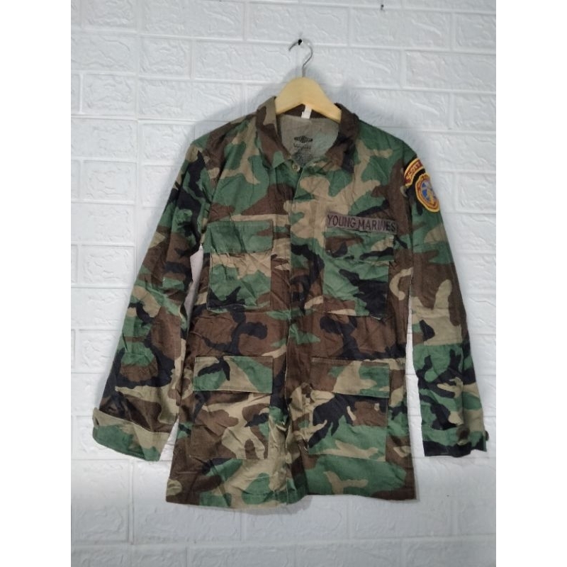 Woodland us army bdu ขนาด Xsmall reg, 50x70cm