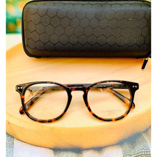 ใหม่ OLIVER กรอบแว่นตาโฟโตโครมิก สําหรับผู้ชาย ผู้หญิง FINLEY OV5257 LEOPARD UNISEX