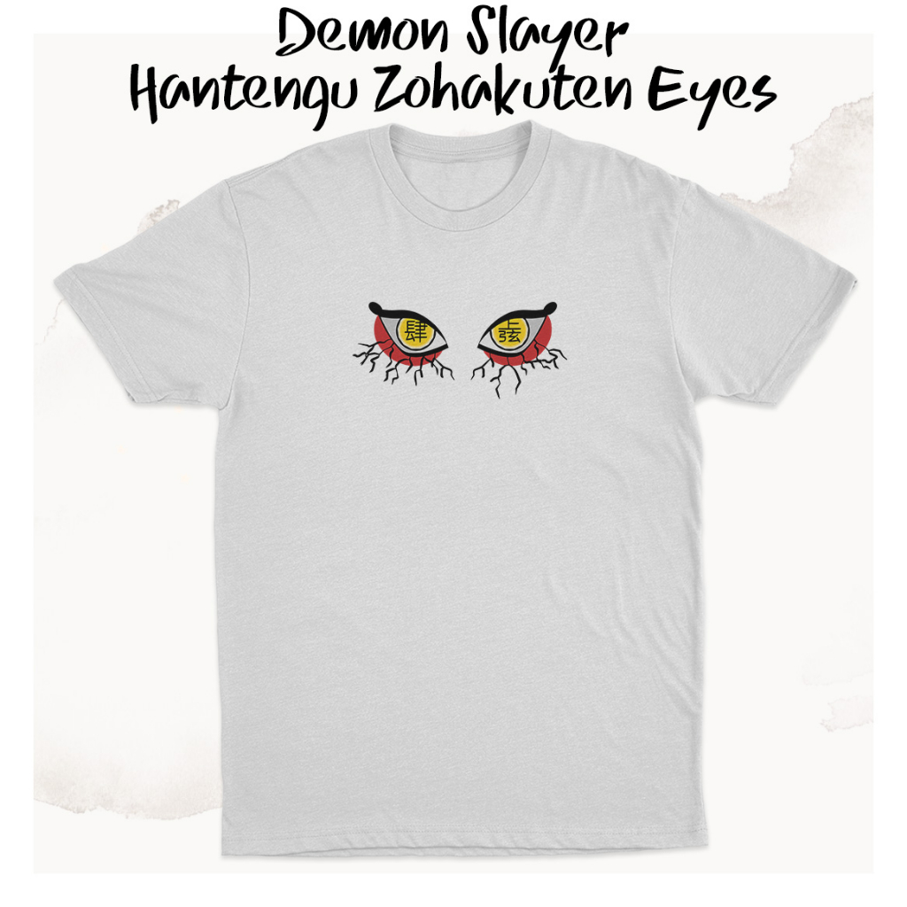 Hantengu Zohakuten Eyes Upper Moon 4 Anime Demon Slayer เสื้อยืด K0293