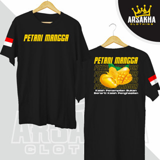 ใหม่ล่าสุด เสื้อยืดลําลอง แขนสั้น พิมพ์ลาย Mango Farmer v2 Distro - Arsakha