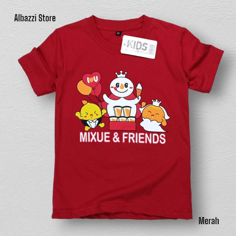 เสื้อยืด MIXUE PREMIUM QUALITY CHILDRENS - เสื้อยืด UNISEX EST. 9-10 ปี