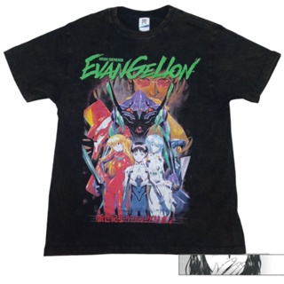 เสื้อยืด พิมพ์ลายอนิเมะ Neon Genesis Evangelion สไตล์วินเทจ