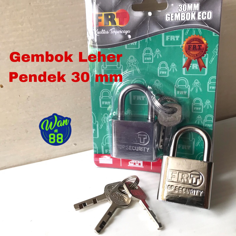 กุญแจคอสั้น FRT Eco Series ขนาด 30 มม.