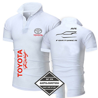 เสื้อโปโล คอปก ลาย Toyota Racing Fortuner ประเภท 3