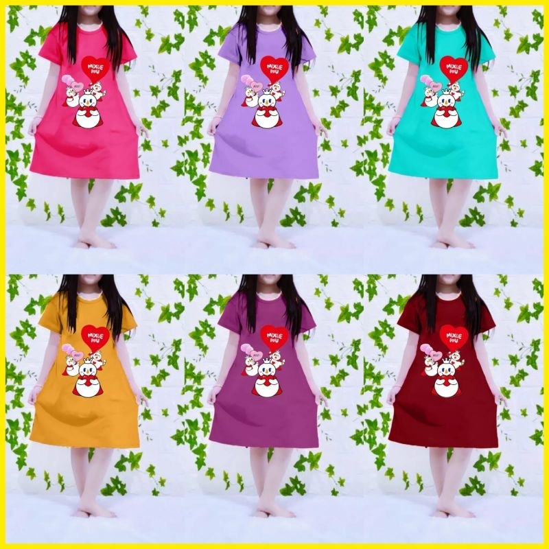 MIXUE HEART GIRLS DRESS 3-12 ปี / ชุดเด็ก