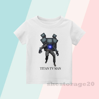 เสื้อยืด พิมพ์ลาย Titan TV MAN MECHA TV MAN GAME SKIBIDI TOILET TV สําหรับเด็กผู้ชาย และเด็กผู้หญิง