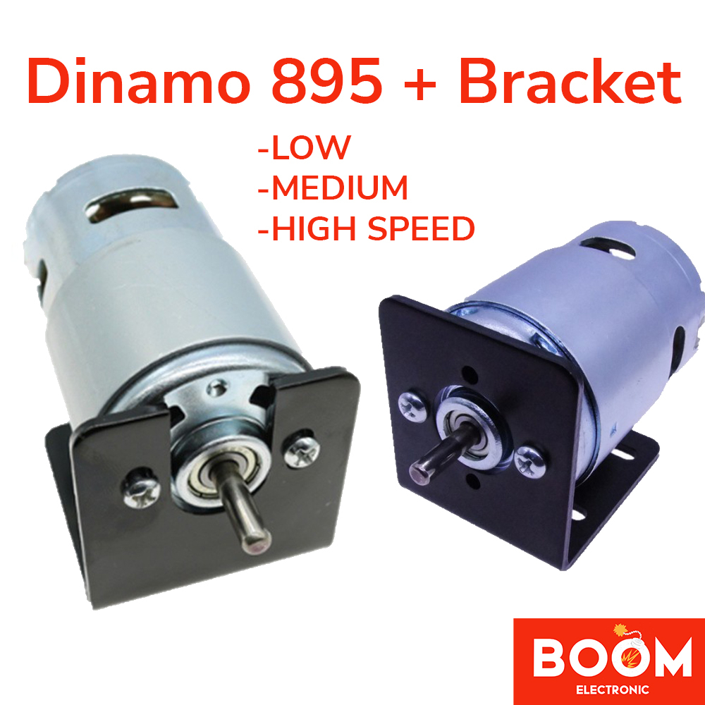 แพ็คเกจ!!!! 895 มอเตอร์ความเร็วต่ํา กลาง และสูง Dynamo และ 3 มม. BRACKET