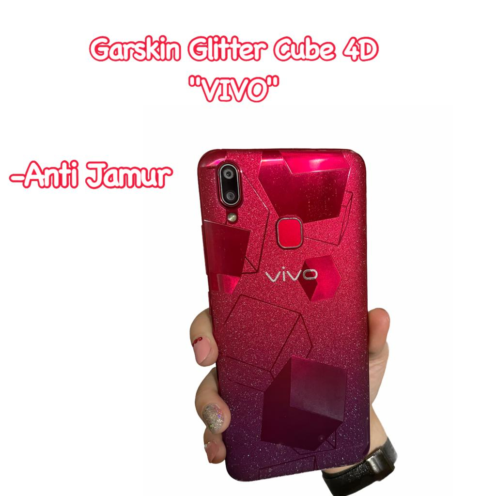 ผิวGlitter Cube 4D VIVO Y71 Y75 Y79 Y81 Y83 Y91 Y93 Y95 Y91C T1 5G TI PRO 5G S1 S1 PRO Z1 PRO IQOO 1