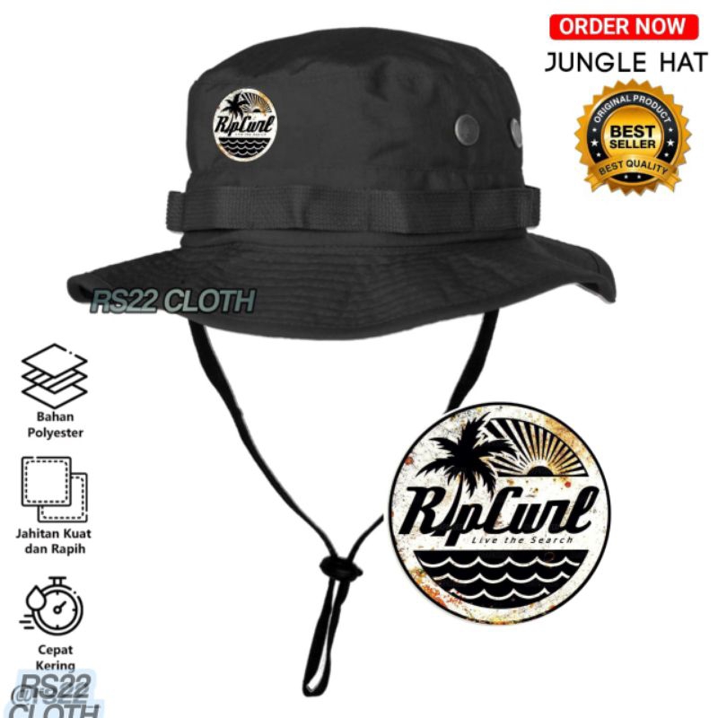 Ripcurl Jungle Hat/หมวกเดินป่ากลางแจ้งลําลอง/หมวกภูเขาผู้หญิงผู้ชาย