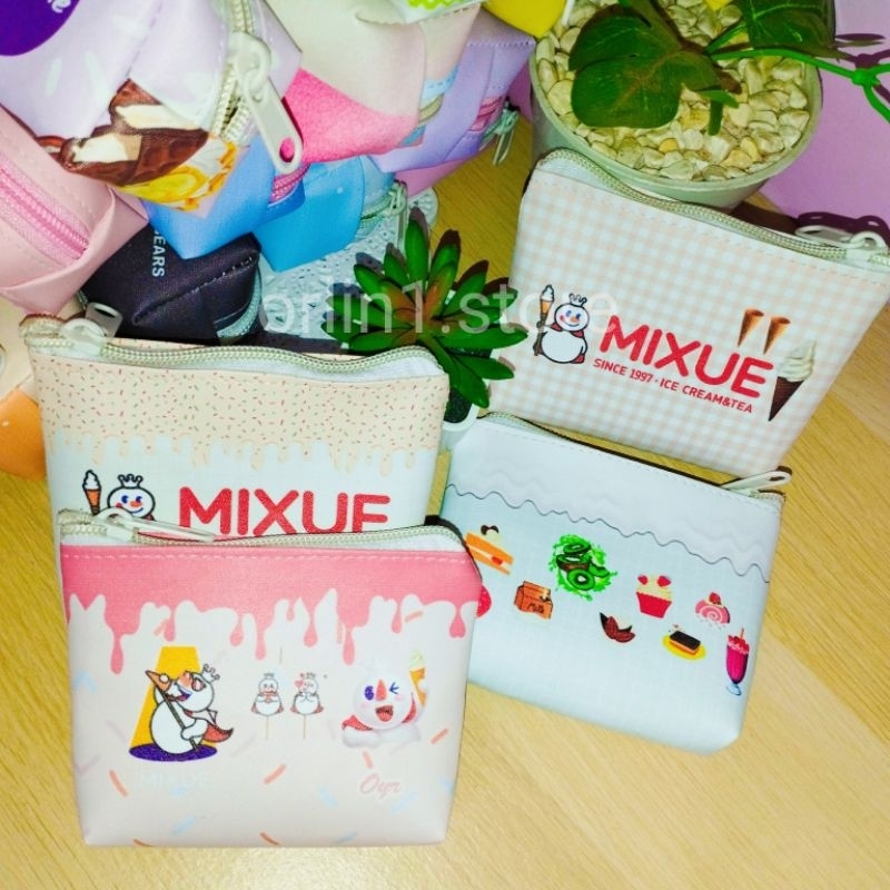Gantungan Pouch mini mixue พวงกุญแจน่ารัก