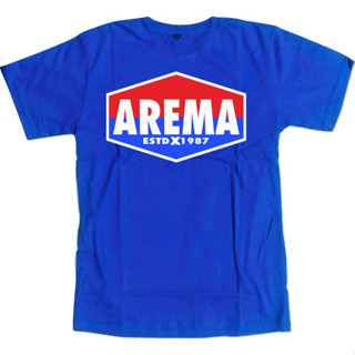 เสื้อยืด ลาย Arema สีฟ้า