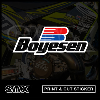 สติกเกอร์ Boyesen Racing สําหรับตกแต่งรถแข่ง