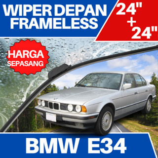 [คู่] ชุดที่ปัดน้ําฝน กรอบด้านหน้า ซ้าย และขวา สําหรับ BMW 5 Series E34 ทุกปี และทุกประเภท