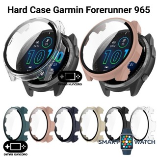 เคสแข็ง Garmin Forerunner 965 กันชน กระจกนิรภัย Mika FR FR965