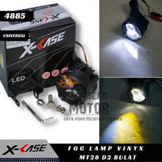 ไฟตัดหมอก LED เลเซอร์ MT28 VINYX X-CASE เลเซอร์กลม LED สปอตไลท์ สีขาว สีเหลือง รถจักรยานยนต์ รถยนต์