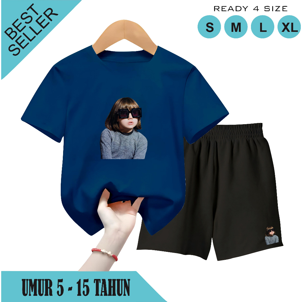 Sunglases 5-15 Year Old Children& 39;s Shorts Set