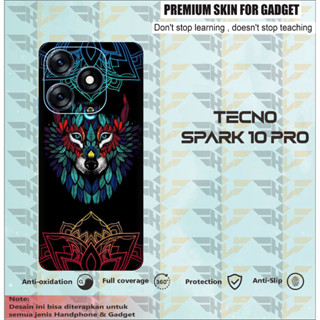 Garskin โทรศัพท์มือถือ TECNO SPARK 10 PRO ART 2 ชิ้น