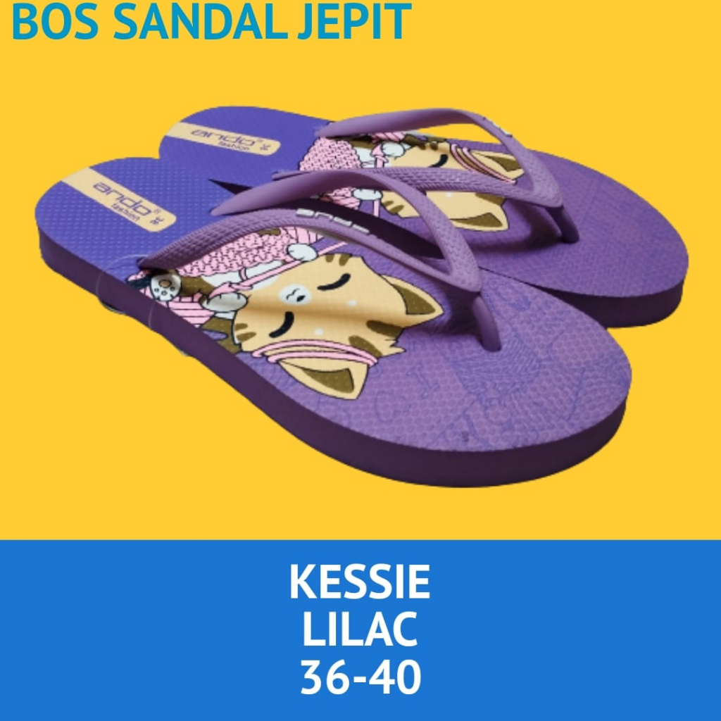 รองเท้าแตะ Ando KESSIE Lilac Slop ไซส์ 36-40