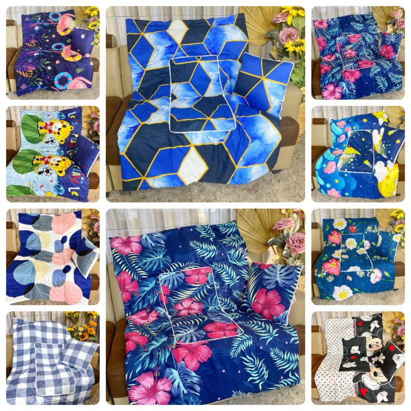 PILLOW BLANKET/BAlMUT (2 in 1) CAN BE A BLANKET FOLDED INTO A PILLOW / ผู้ใหญ่/เด็ก Balmut 2 IN 1 PI