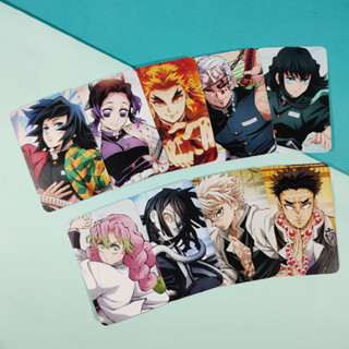 โฟโต้การ์ด อนิเมะดาบพิฆาตอสูร: Kimetsu no Yaiba - Demon Slayer Anime Card: Kimetsu no Yaiba Tanjiro Character - Nezuko - Zenitsu - Inosuke - Kanao - Shinobu - Giyuu - Rengoku - Uzui - Muichirou - Mitsuri - Obanai - Sanemi - ยีโอมิ