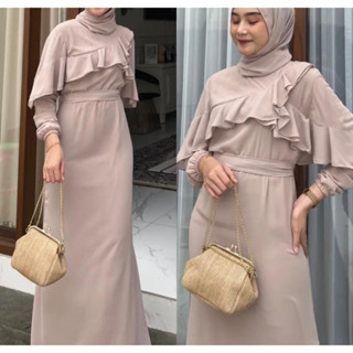 วิดีโอจริง !!! Ly2304 Gamis Polos Azizah XL 5WARNA/AC/Maxi ชุดเดรสยาว สําหรับชาวมุสลิม มุสลิม