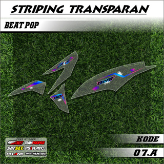 Mtp STRIPING BEAT POP วัสดุใส ดีไซน์เท่ รหัส 07