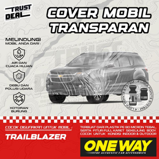 ผ้าคลุมรถยนต์พลาสติก แบบหนา กันน้ํา สีโปร่งใส สําหรับ Chevrolet TRAILBLAZER