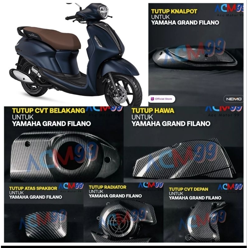 Yamaha grand Filano nemo carbon cover Accessories