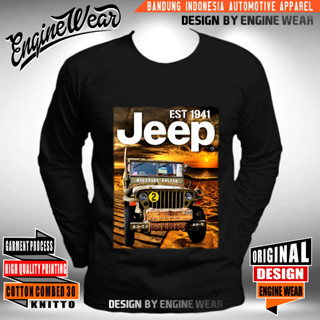 เสื้อยืด พิมพ์ลาย Jeep Willys JK Wrangler CJ7 rubicon 4x4 4WD ft สําหรับรถยนต์