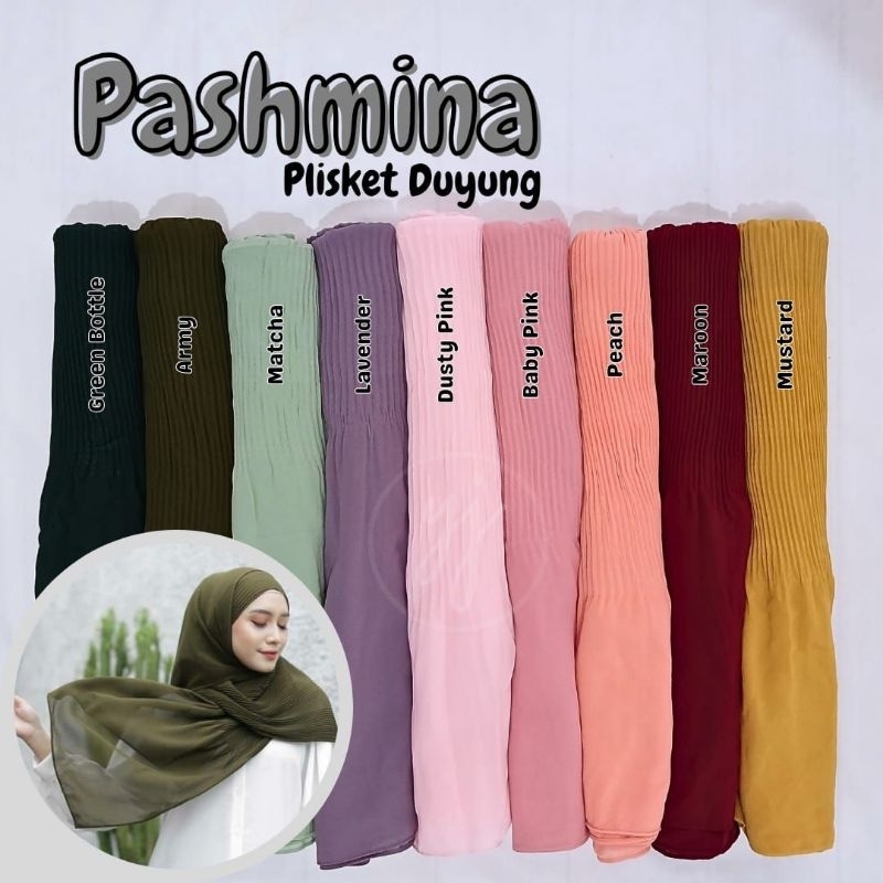 PASHMINA PLISKET (ขายส่ง Min 10 ชิ้น)