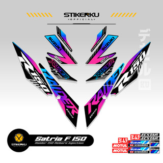 สติกเกอร์หัวฉีด 150 SIMPLE F150 SATRIA F150 2016-2022 STICKER STRIPING SATRIA FU BELANG R150 พร้อมส่ง DECALS RIDER FI R 150 SATRIA EDITION Stickerkudecall Motif 18