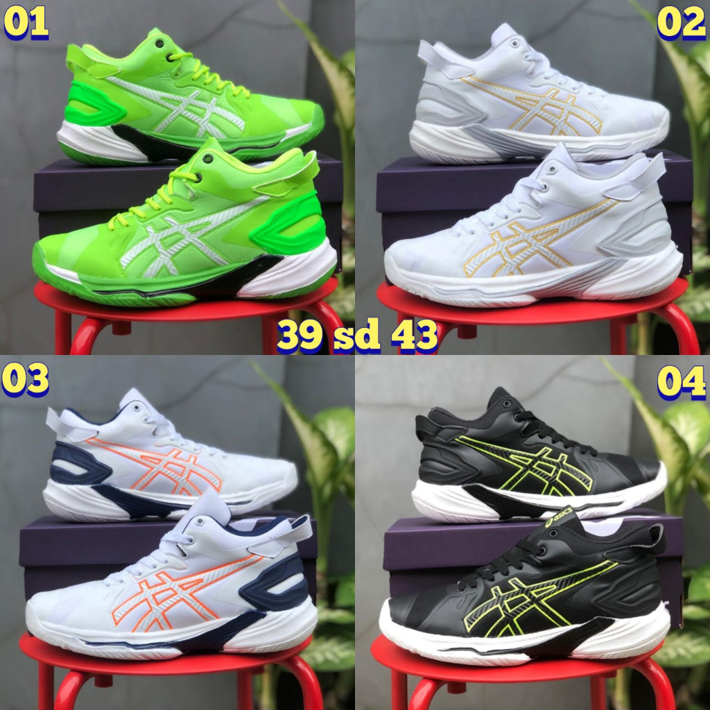 A5ISCK GELLBURTS26 PREMIUM VOLLEYBALL SHOES/MENS VOLLEYBALL SHOES/MENS VOLLEYBALL รองเท้ากีฬา