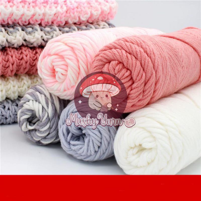 KATUN 1-30 MILK COTTON KNITTING YARN 8 PLY / ผ้าฝ้ายนม YARN 8 PLY
