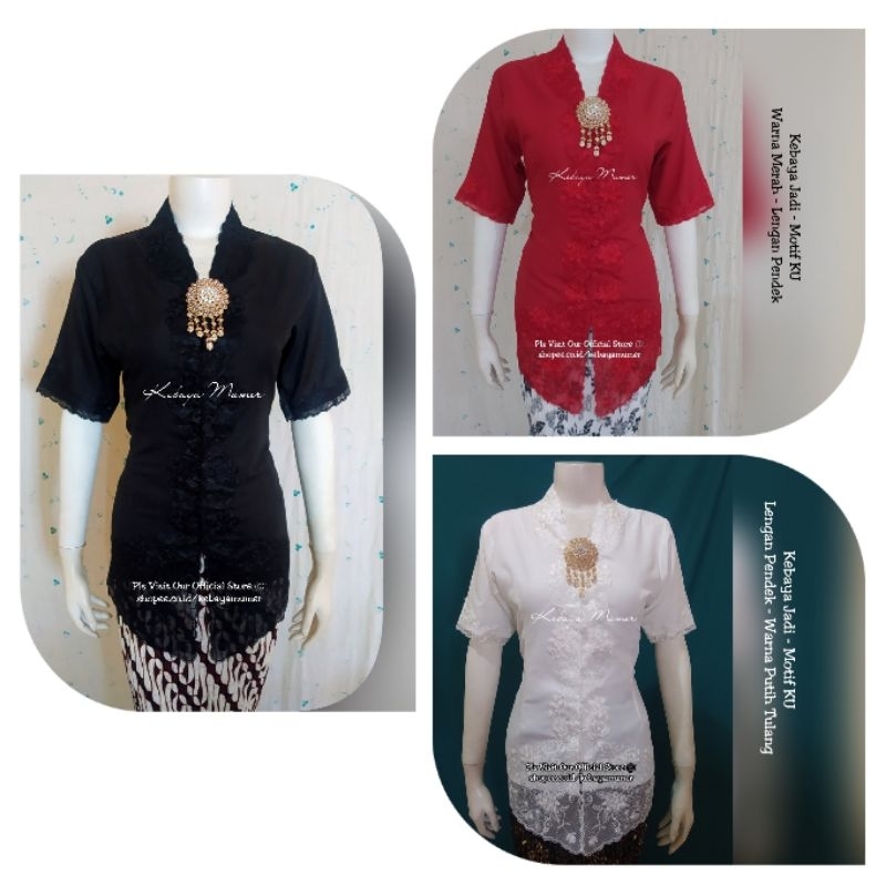 Merah PUTIH Kebaya ปัก เอ็นซิมเคบายา เคบายาสําเร็จ เคบายาขาว เคบายาแดง. เคบายาของนาง เคบายาสั้น. แขนสั้น. เคบายาแดง