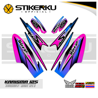 สติกเกอร์ ลาย Charisma STRIPING 125 22 MOTIF Charisma STICKER X 125 D STOCK DECALS Variations STRIKER Contemporary Charisma SIKER Unique ORI Stickersimple STRIPING Motocycle Trim WAVE 125s SUPRA Father stickerkustore