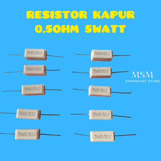 ตัวต้านทานมะนาว 0.5 โอห์ม 5 วัตต์