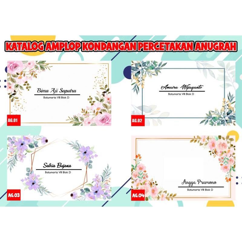 WEDDING ENVELOPE ที่กําหนดเอง