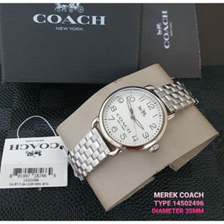 Coach นาฬิกาข้อมือ สายสแตนเลส สําหรับผู้หญิง 14502496 ต้นฉบับ