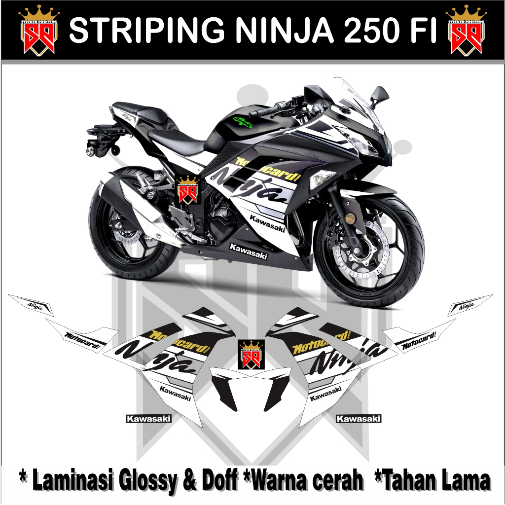 NINJA 250 FI OLD STRIPING / KAWASAKI NINJA FI 250R ราคา ถูกที่สุด ดีลบีเคเค แกลเลอรีภาพที่ 4