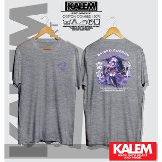 เสื้อยืด พิมพ์ลายตัวละคร Raiden SHOGUN GAME สําหรับผู้ชาย