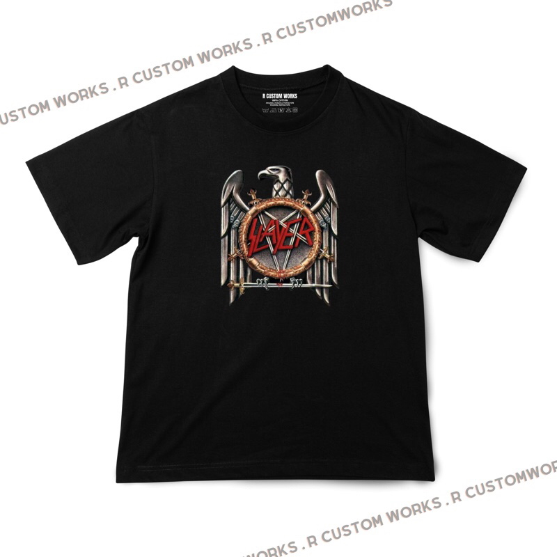 เสื้อยืดวง Slayer Black Eagle