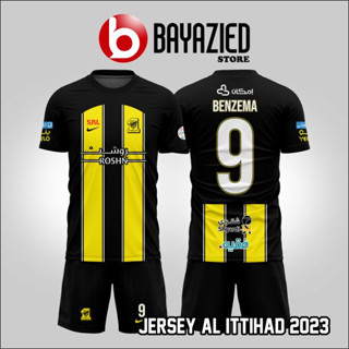 เสื้อกีฬาแขนสั้น ลายทีม BENZEMA ARAB League 2023 2024