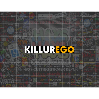 สติกเกอร์ Killur Ego ขนาด 7.5 ซม. สําหรับติดตกแต่งรถจักรยานยนต์ รถยนต์